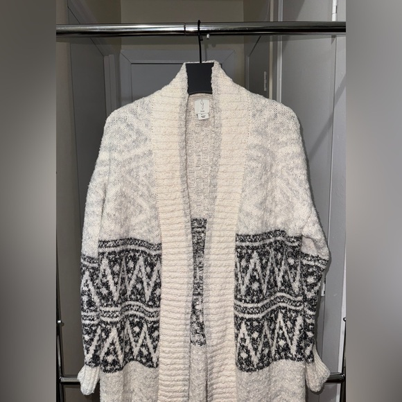 Joie Women's Grey and White Cardigan - Picture 2 of 3